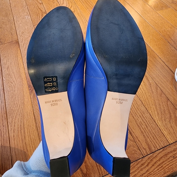 Dr. Liza ocean blue sneaker pumps sz 10M - Picture 10 of 11